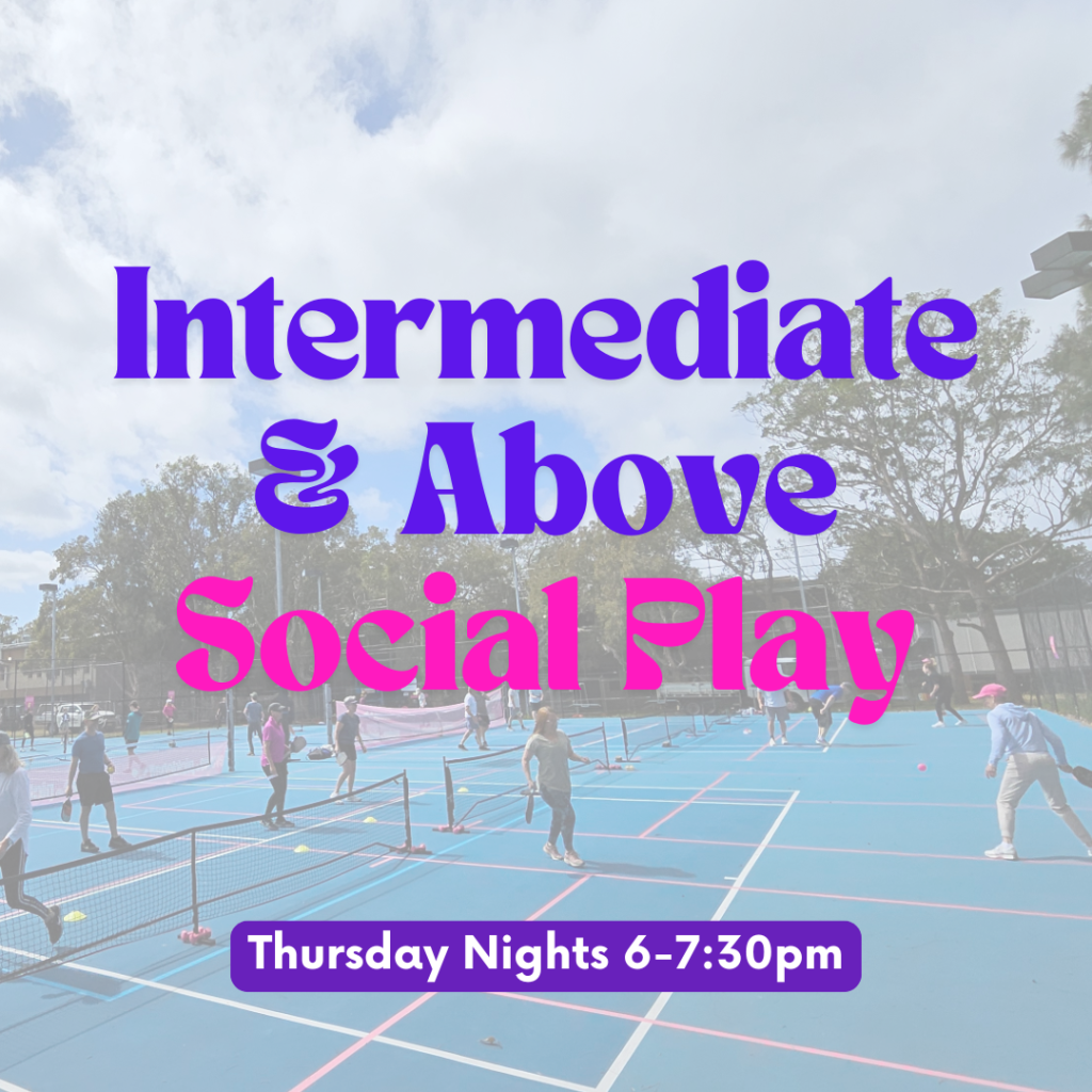 Intermediate Level Pickleball